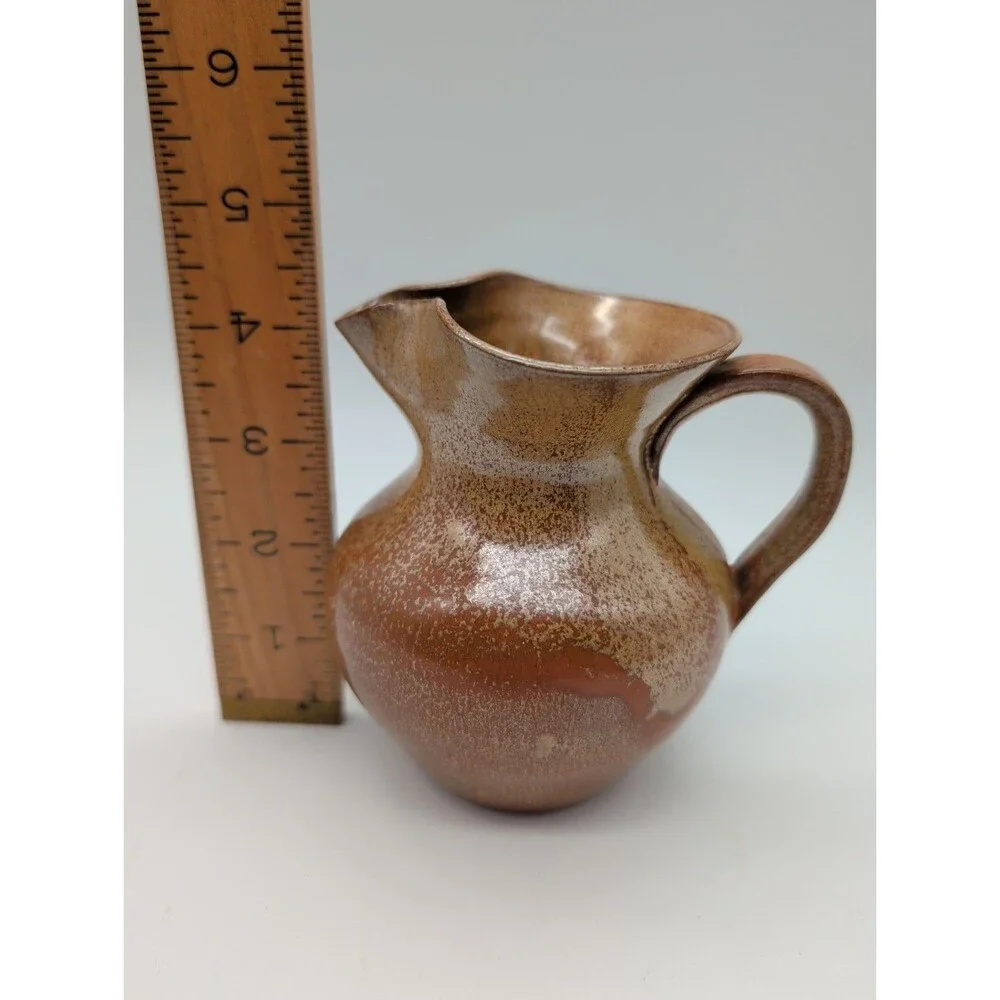 JB Cole Pottery Seagrove NC Nell Cole Graves Mini Pitcher Creamer